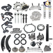 Timing Chain Kit +Oil Pump +Water Pump VTC Solenoid For Chevy Buick GMC Cadillac