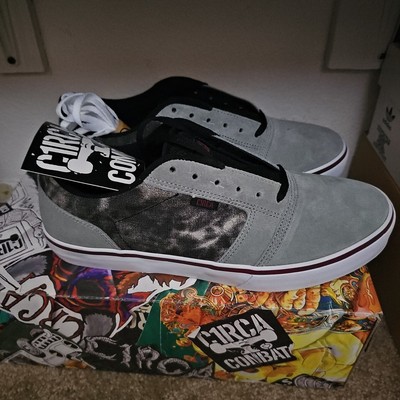 New Circa Skate Shoes M.I.A NTGD Gray / Tie Dye Denim Mens 10 New In Box