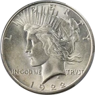 1922-S Peace Dollar PCGS MS64 Great Eye Appeal Nice Strike