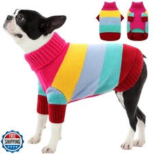 AOFITEE Medium Dog Sweater Male, Dog Sweaters for Medium Boys Girls, Turtlene
