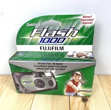 New QuickSnap Fuji Flash 1000 Extra Single Use 35MM Camer Sealed Box March 2009