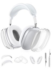 5 in 1 for AirPod Max Case, HYZYey Clear TPU Protective Ear Pad Covers/Ear Cu...
