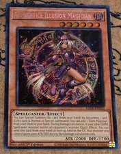Yugioh Apprentice Illusion Magician RA04-EN023 1st Edition Secret Rare LP 