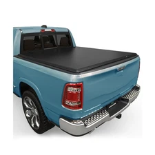 AUTOSAVER88 Soft Tri-fold Truck Bed Tonneau Cover Compatible with 2009-2025 D...