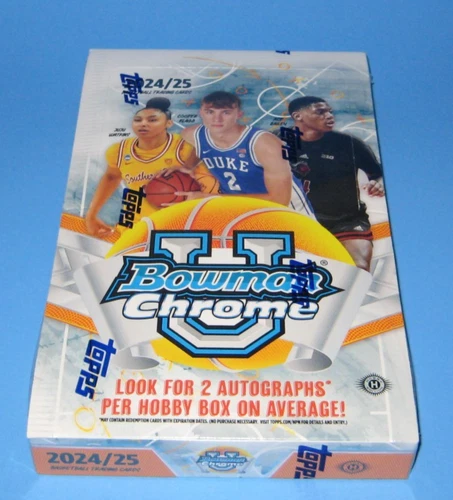2024-25 BOWMAN UNIVERSITY CHROME BASKETBALL HOBBY BOX FACTORY SEALED / BRAND NEW