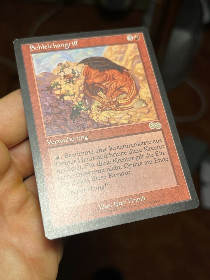 GERMAN FBB Sneak Attack • Urza's Saga • Mtg (1656) - Image 3 of 4