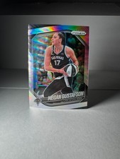 Megan Gustafson 2025 Panini Prizm WNBA Silver Prizm Card #49 Las Vegas Aces Iowa