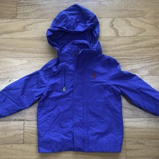 Ralph Lauren baby boy lightweight jacket packable hood 18M