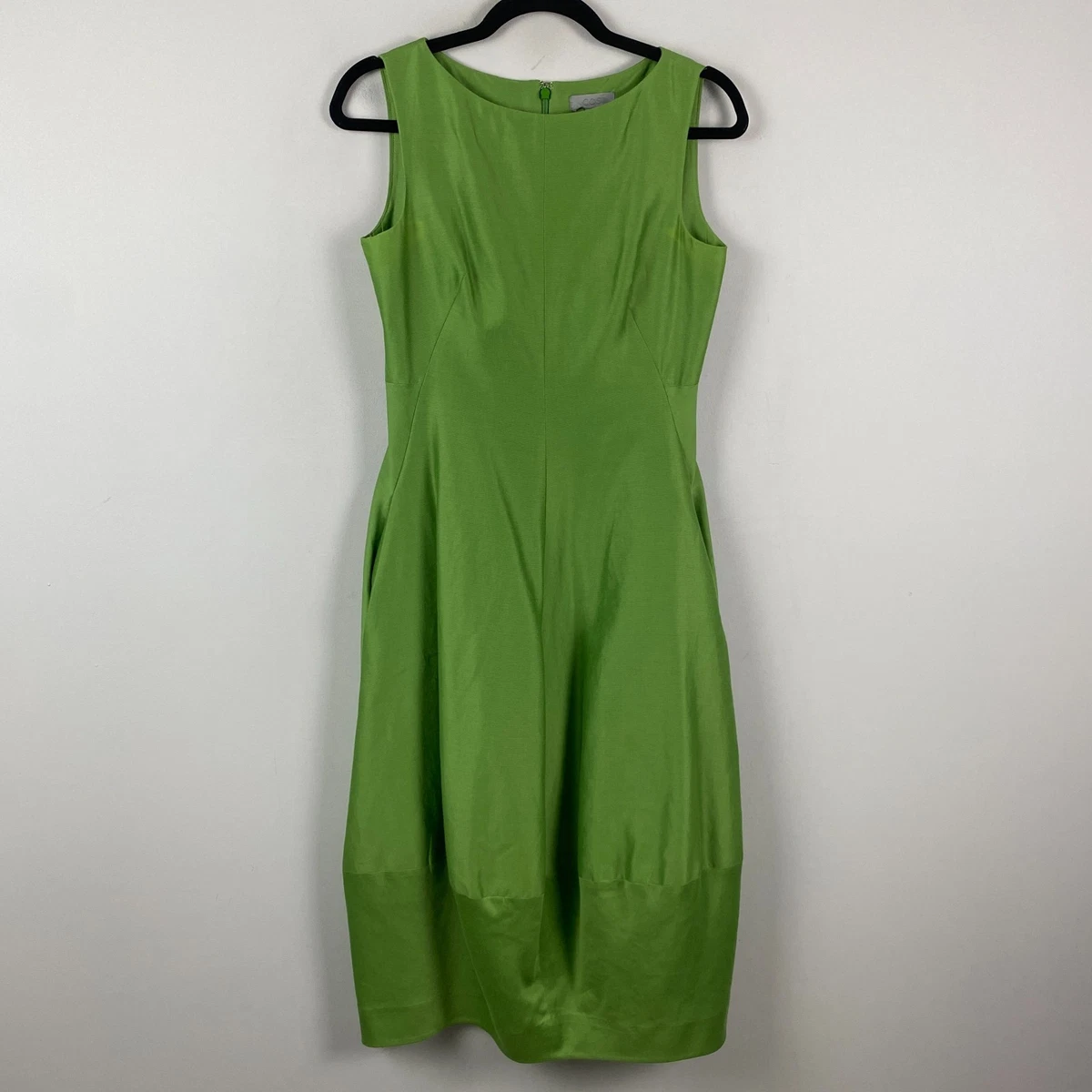 slim fit dress slacks Cos Khaki Green Asymmetric Shirt Dress main image 0