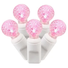 Vickerman X4W9110 LED White Wire G12 End Connecting 4 in. Spacing 34 ft. Long...