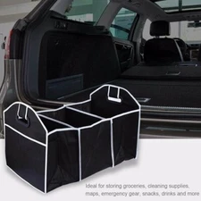 3 Section Collapsible Storage Box Car Trunk Organizer Cargo