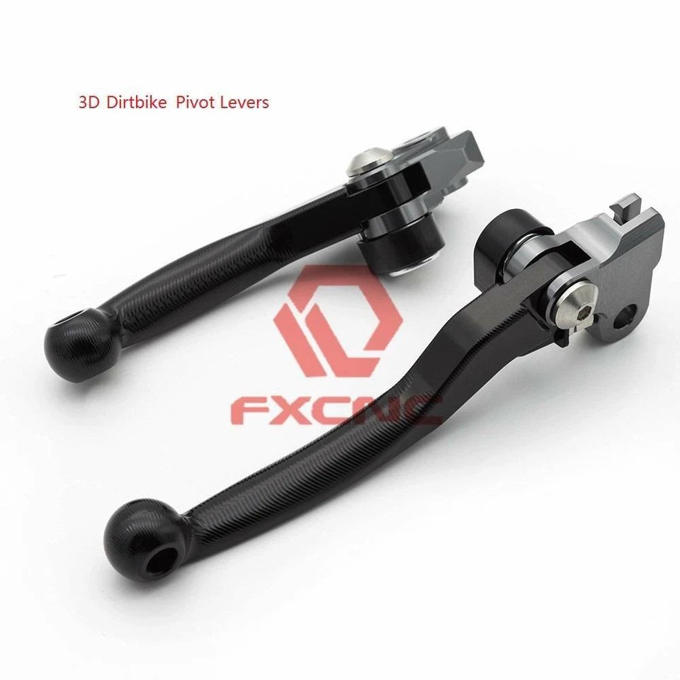 FXCNC 3D para Honda CRF250R 2004 2005-06 palanca de freno embrague pivote moto de cross negro Foto 4 de 4