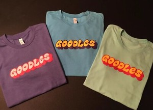 3 GOODLES Mac & Cheese T-Shirts Tees: 2 MED + 1 SM *unisex* Excellent Condition!