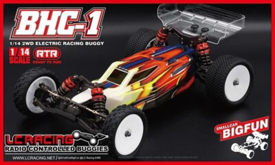 LC racing BHC-1HK 中古　メカ付 LC Racing BHC-1 1/14 2WD RC Buggy Kit Mini Race Car Radio