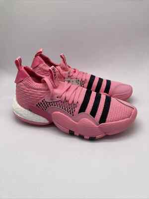 Size 10 - adidas Trae Young 2 Pink Trap House (IE1667) Adidas Trae Young 2 Triple Pink Black Trap House IE1667  main image 2