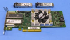 QLogic 16GB Dual Port SFP+ Host Bus Adapter w/ 16GB SFPs QLE2662L Dell 1KK8W