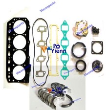 4tnv88 Metal Kit Main Rod Bearing+full Gasket Set For Yanmar 1600 Jd1220 Tractor