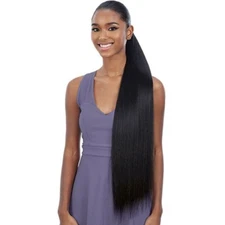 ORGANIQUE MASTERMIX SYNTHETIC PONY PRO WRAP AROUND PONYTAIL - STRAIGHT YAKY 32"