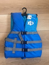 X2o Universal Adult Life Vest and Jacket Blue 30 -52 Chest Inches
