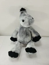 The Cuddle Factory Plush Toy Gray Stuffed Animal Dinosaur 14" Beanbag 