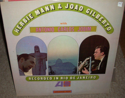 HERBIE MANN & JOAO GILBERTO / JOBIM recorded in rio de janeiro ( jazz ) mono