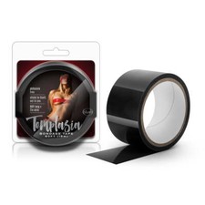 Blush Temptasia Bondage Tape 60 Feet,Non-Sticky, Shiny, Blindfold, Bind, Dress