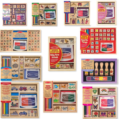 Stempel Schule Sets Kinder Rollenspiel Kinder Lernspielzeug - Melissa & Doug 