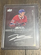 2021 SPx UD Black Lustrous Signatures 114/299 Jesse Ylonen Rookie Auto RC