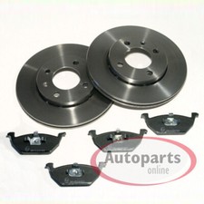 Bremsscheiben Ø 256 mm + Bremsbeläge vorne für Skoda Citigo