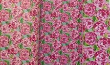 Faux Leather sheets crafts 7.75 X 13" First Impressions Pink Palm Beach Pleather