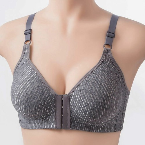 Women Yoga Padded Bra Front Buckle Sports Support Wireless Push Up GYM Vest/Tops - Picture 7 of 26