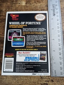 Authentic Vidpro Card Wheel of Fortune KayBee Toys R Us NES Nintendo Memorabilia