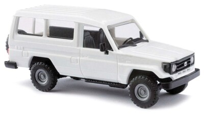 BUSCH Modell Bausatz / Teile 1:87/H0 PKW, Toyota HZJ, weiß #60215