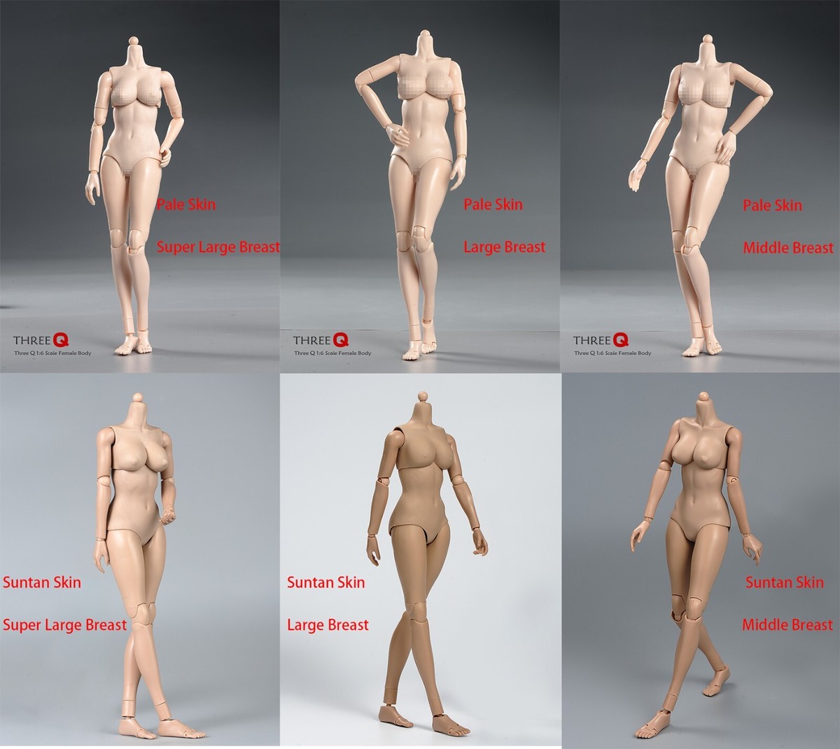 SUPER FLEXIBLE FIGURE 【SKIN TONE:Suntan】 Amazon.com: 1/6