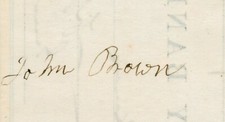 1857 John Brown Endorsement Signature on Verso of Syracuse City Bank Check(Rare)
