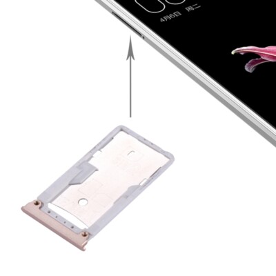 Tiroir Support SIM Double SIM + MicroSD Pour Xiaomi Mi Max 2 - Doré - Neuf Avec Outil