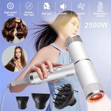 2500W Heat Hair Dryer Blower Professional Fan Styler Negative-Ion Hair Air Blow