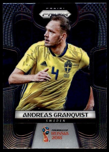 Panini Russia 2018 PRIZM Andreas Granqvist Sweden Base Card No. 234