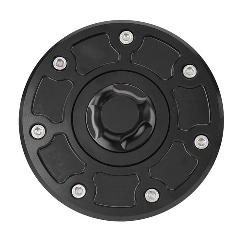 CNC Bow-tie Fuel Tank Cap Cover Black For Kawasaki ZR-7 ZXR 400 750 ZR 550 750 - Picture 7 of 8