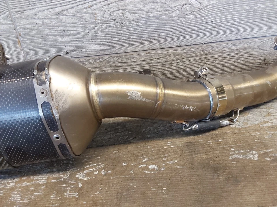 13 13-18 Kawasaki Ninja ZX6R 636 2013 silenciador de escape antideslizante Akrapovic D550 134 Foto 4 de 4