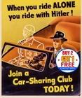 Anti-Hitler WW2 American Propaganda Poster,  WWII US Anti-Nazi Memorabilia Print