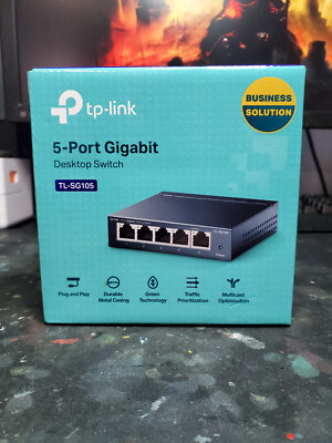TP-LINK Technologies TP-Link (TL-SG105) 4-Ports External Switch