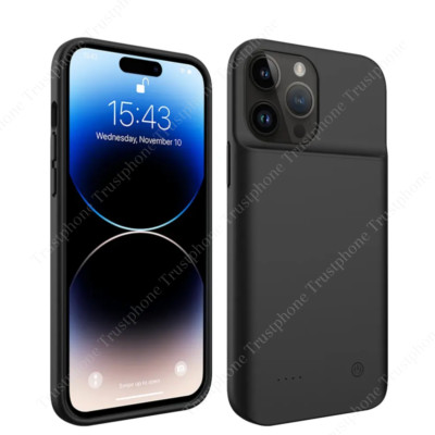 Battery Charger Case Power Bank Charging Cover For iPhone 16 15 14 13 12 11 XR X