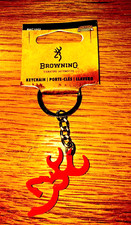 Browning Orange Buckmark Logo, Keychain