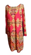 MSRP $98 NINE WEST CORAL CONFESSION JERSEY TRAVEL KNIT DRESS CAREER 12 Versatile