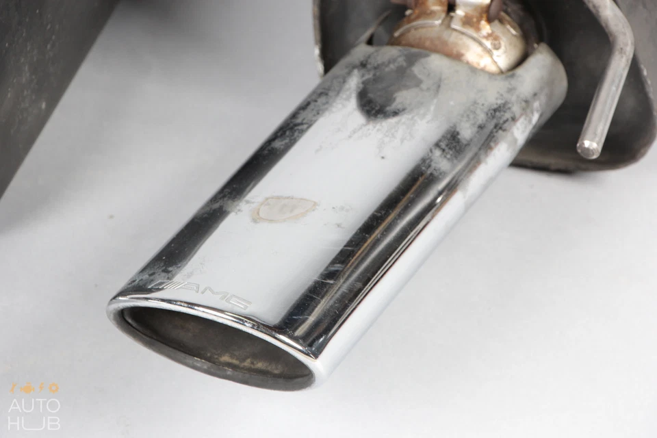 01-02 Mercede W220 S55 CL55 AMG Sport Exhaust Muffler Mufflers Tips Set OEM - Image 3 of 4