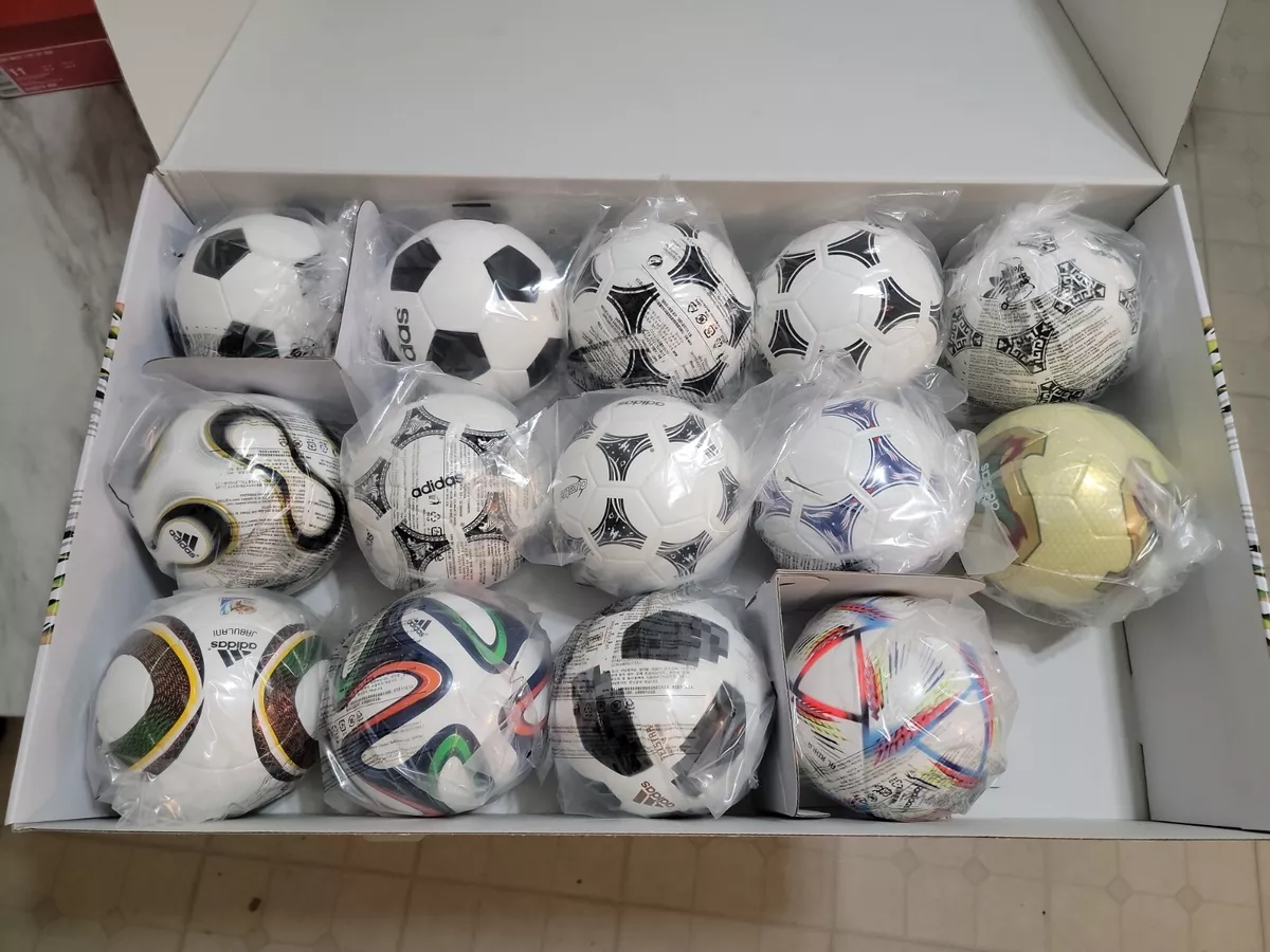 Adidas World Cup Historical Mini Ball Set 1970-2022 – Classic Soccer Cleats