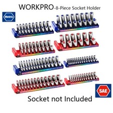 Workpro Socket Organizer Set 14 38 12 Drive Metric Sae Socket Trays