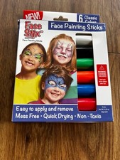 Face Stix Face Painting Sticks, 6 Count
