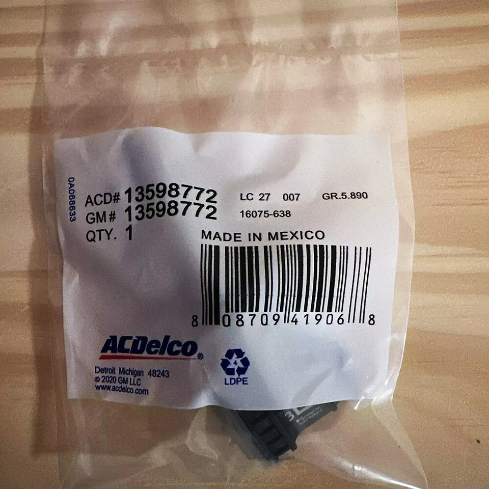 Sensor de sistema de monitoreo de presión de neumáticos OEM 13598772 4 PIEZAS para Chevy GM Buick Foto 2 de 4